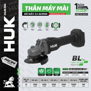  Thân máy mài pin HUKAN G3-AG9900 và G3-A9900 Không chổi than 5 Tốc độ + 5 tính năng thông minh 