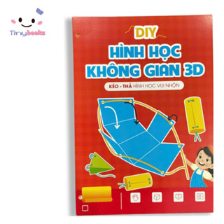  Bộ Sách DIY Hình Học Không Gian 3D Tiểu Học – GIÁO CỤ LẬP THỂ Phát Triển Tư Duy Toán Học - Tinybooks 