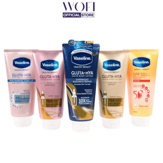  Dưỡng thể trắng da Vaseline Healthy Bright Gluta Hya Serum Burst Lotion 