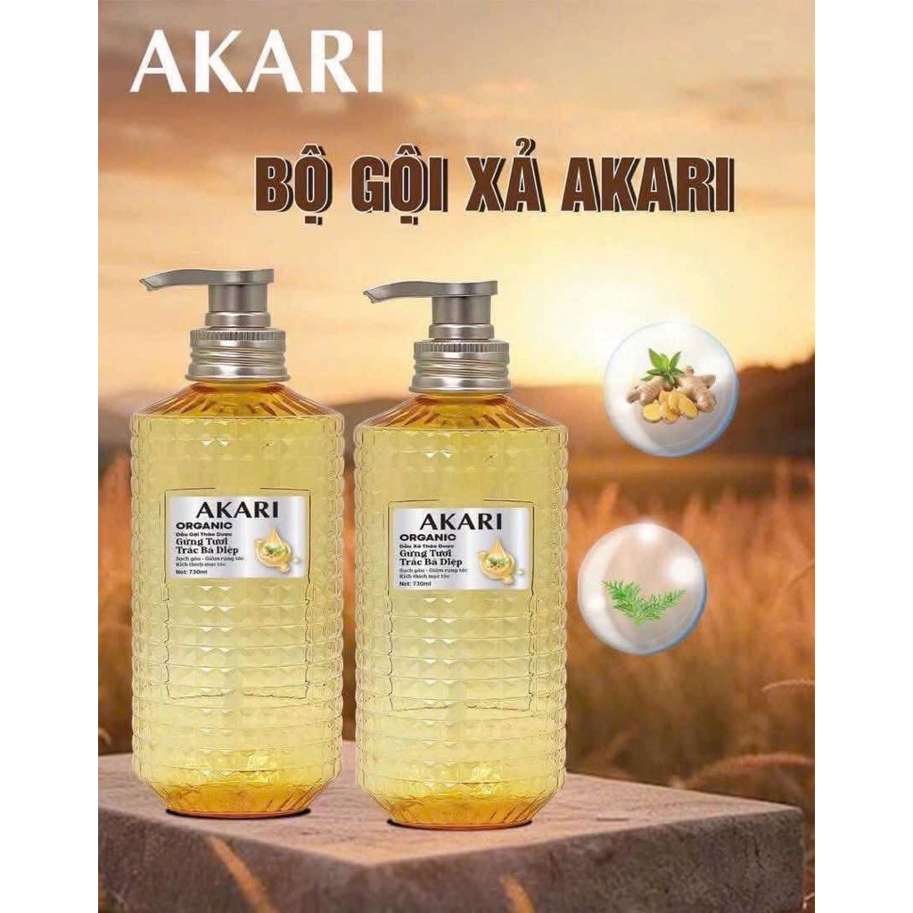 dầu gội  gừng AKARI
