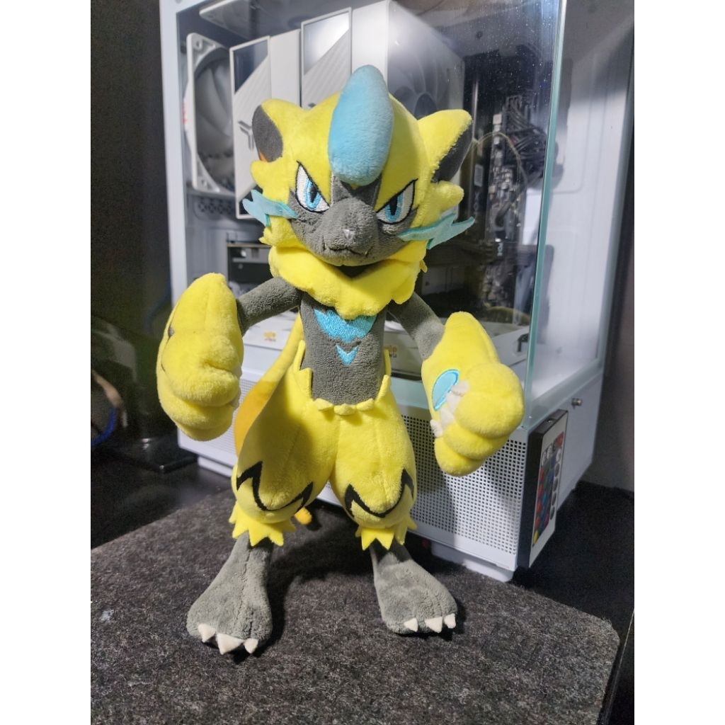 Gấu pokemon Zeraora có khớp tem Pocket, pokemon plush, gấu 2hand