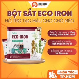  Bột Dinh Dưỡng Eco Iron Ecopets Bổ Sung Sắt Cho Chó Mèo Bằng Sắt Hữu Cơ - Bổ Máu - Aikoko 