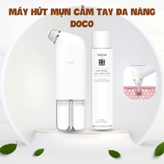  Máy Hút Mụn DOCO Đa Năng Thế Hệ Mới - 3 Chế Độ Hút - Hút Mụn Đầu Đen Mụn Cám - Tặng Kèm Toner 