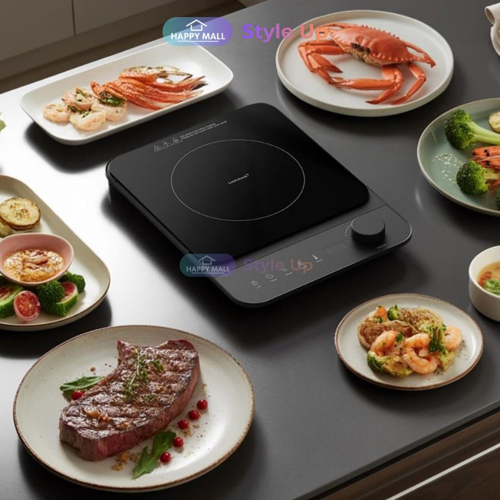 Bếp điện từ Locknlock Induction Cooker 2000W EJI351BLK