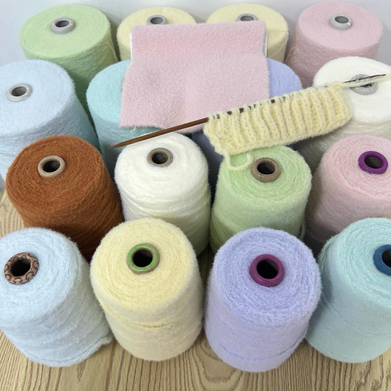 [Cối 500gr] Len Cloud Candy Siêu Mềm, Siêu Mịn, Không Xù – Phù Hợp Đan Khăn, Móc Gấu Bông, DIY