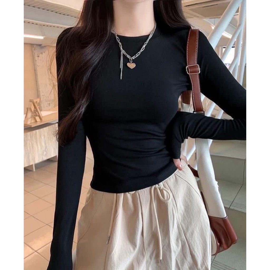 Áo thun giữ nhiệt dài tay basic body Mosequeen