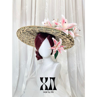  Nón Nùng Hoa - Chúp Xà Hoa - Nón Hoa - Nón Lá Hoa Chụp Ảnh Concept Tết - Nón Lá Truyền Thống 