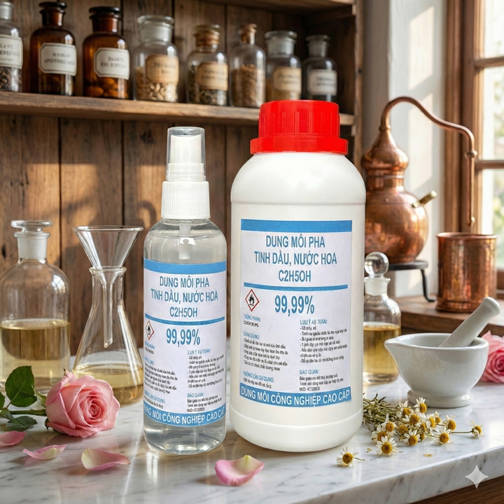 [Sỉ-Rẻ] Dung Môi Pha Tinh Dầu, Nước Hoa, Xịt Quần Áo, Xịt Phòng C2H5OH - Không Mùi, Bay Hơi Nhanh [L