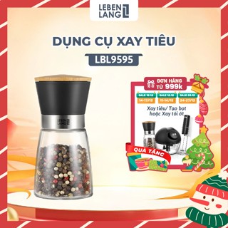  Lọ xay tiêu cầm tay thủy tinh dụng cụ xay tiêu Lebenlang LBL9595 dung tích 170ml nhỏ gọn 