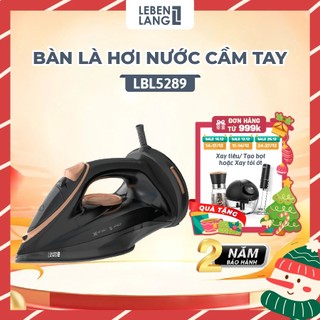  Bàn là hơi nước cầm tay dạng nằm Lebenlang LBL5289 bàn ủi hơi nước 2200W bình chứa 260ml BH 2 năm 