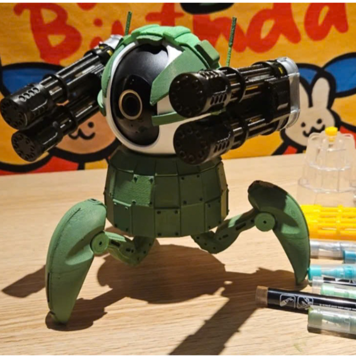 Vỏ Robot Turret cho Camera Xiaomi – Giáp Bảo Vệ, Trang Trí Độc Lạ – Gắn Camera Mi Home/Xiaomi C200 C