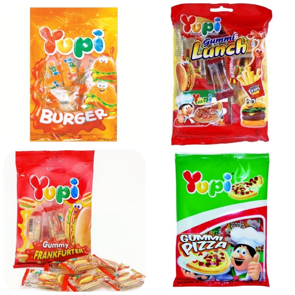 Kẹo dẻo Yupi burger Indonesia