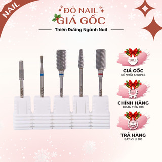  Đầu mài móng titan cao cấp chính hãng các loại - Đầu mài dũa phá móng gel bột bền chịu nhiệt tốt 