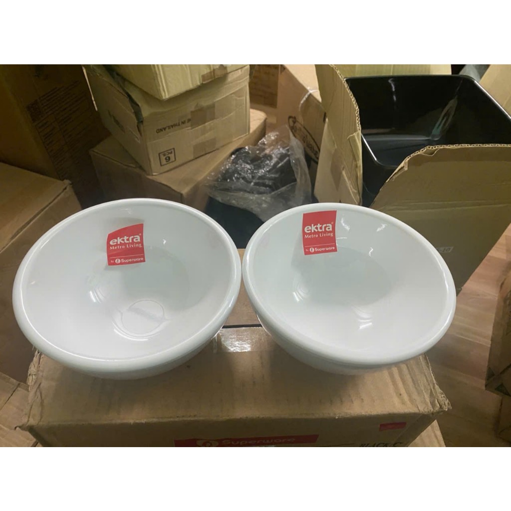 TÔ TRÒN TRẮNG MELAMINE CTB6439 SUPERWARE
