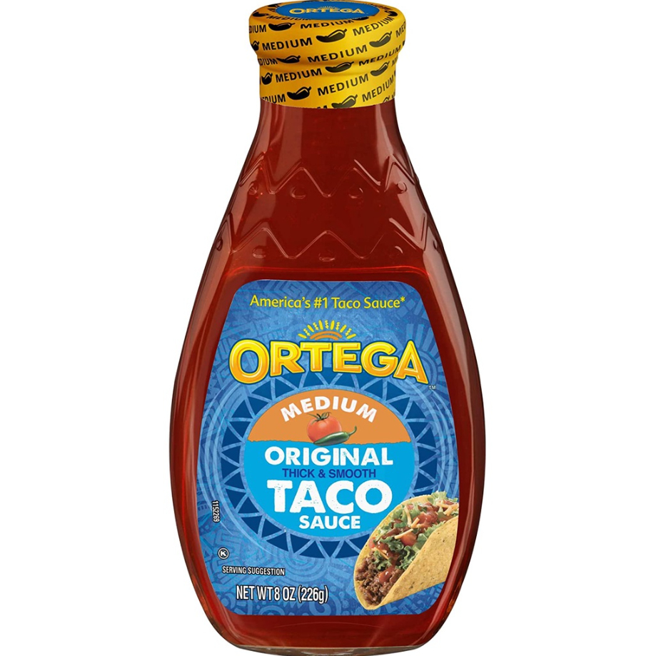 SỐT TACO CAY VỪA Ortega Taco Sauce - Medium, BÁN CHẠY SỐ 1 TẠI MỸ, 226g (8 oz)