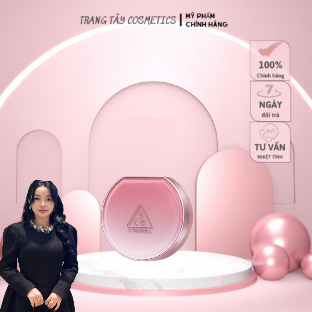 Phấn Nước Trang Điểm 3CE Fitting Mesh Cover Cushion