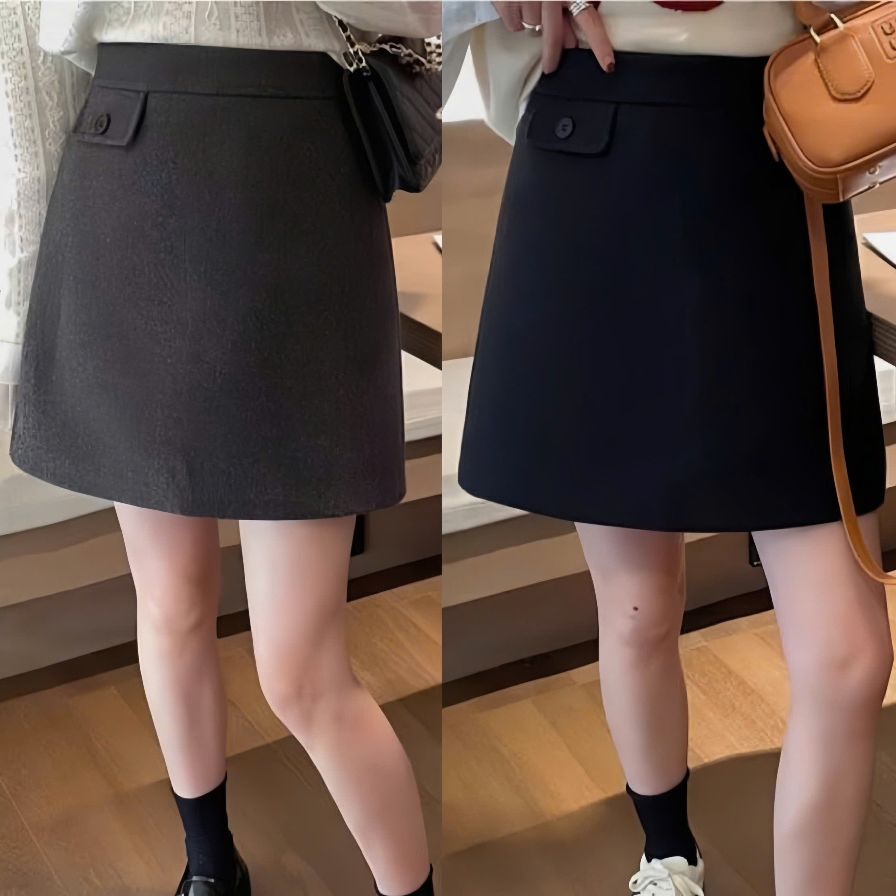 [BIGSIZE 55-95KG] Chân váy dạ BIGSIZE dáng ngắn M66033 - BOON BOON BIGSIZE