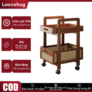  Xe đẩy bàn phụ Xe đẩy cạnh ghế sofa đựng đồ trang trí sách đồ dùng gia đình phòng ngủ phòng khách 