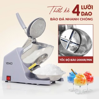  Máy Xay Đá - Máy Bào Đá Venko 4 Lưỡi Dao Làm Sinh Tố Kem Lạnh Siêu Nhanh Siêu Sạch - BH 12 Tháng 