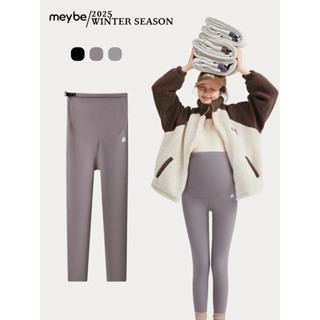  Quần bầu legging Meybe siêu lót lông cừu giữ ấm cao cấp có chun rút cho mẹ bầu - MBE7119-5 
