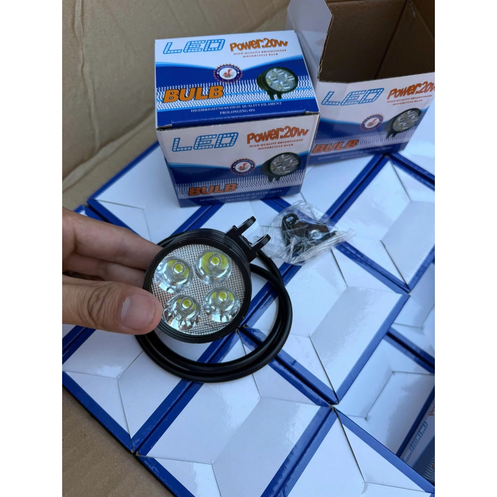 Bóng Đèn Trợ Sáng L4-L6 dành  Cho Xe Máy và Xe Điện ptxmquoctiep