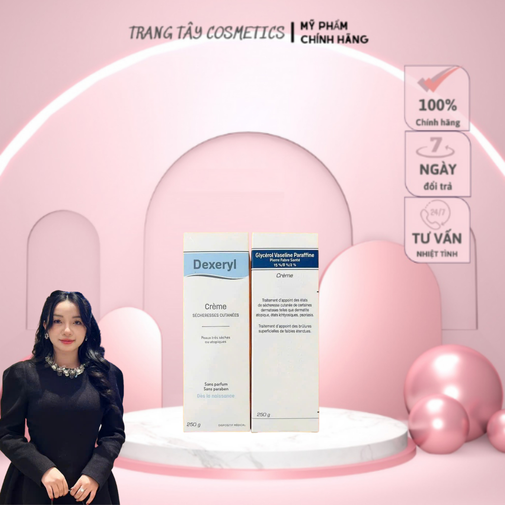 Kem Nẻ Glycerol Vaseline Dexeryl Pháp 250g