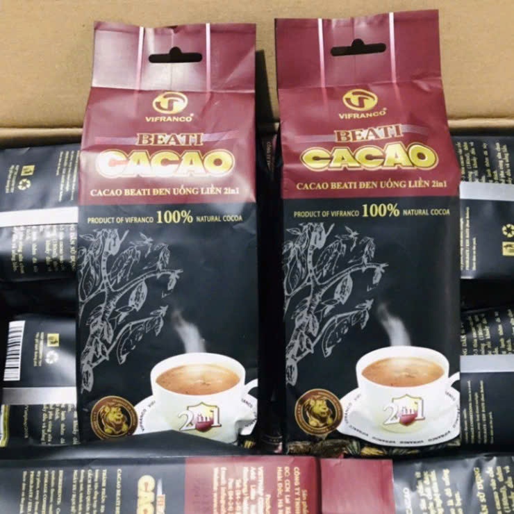 Bột Cacao BAETI - bột cacao 3in1 uống liền đậm đà - bột cacao pha sẵn hộp 500g