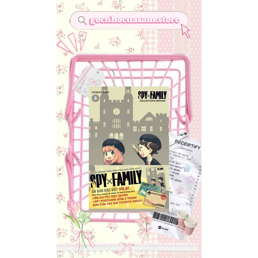 “BOOKMARK” SPYXFAMILY 6 BẢN ĐẶC BIỆT