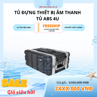  Tủ ABS 4U  Tủ đựng thiết bị âm thanh  