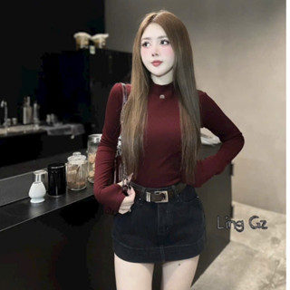  Áo thun nữ Dài tay dáng ôm Áo baby tee vải cotton co giãn mềm mát ACT014 Her Trends 