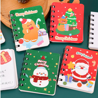 COMBO 2 Sổ lò xo noel giáng sinh (size 11*8cm/80 trang)