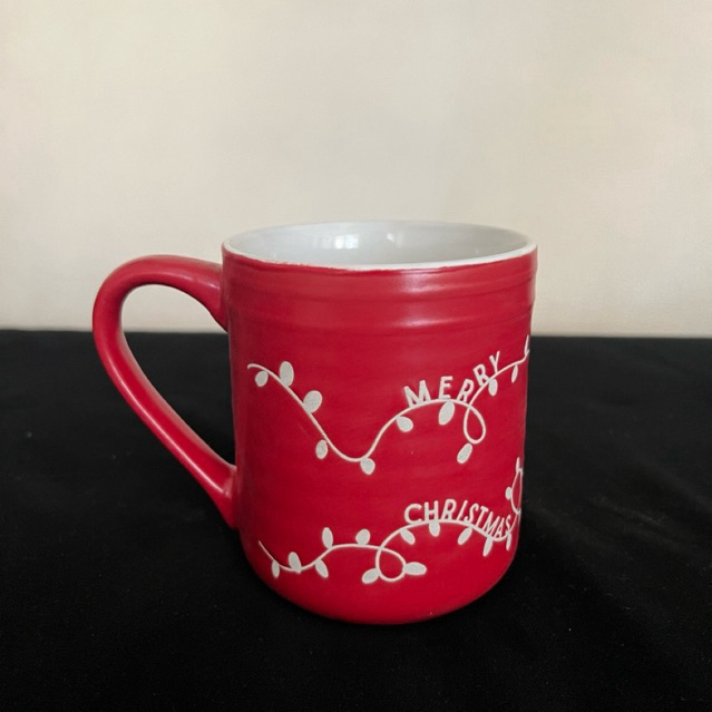 Ly Gốm Noel Merry Christmas Đỏ – Ly Sứ Uống Nước Trang Trí Giáng Sinh 2025, Ly Quà Tặng Noel Dễ Thươ