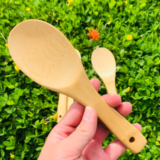 VÁ (MUÔI) XỚI CƠM BẰNG TRE - KHÔNG HOÁ CHẤT