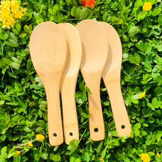 VÁ (MUÔI) XỚI CƠM BẰNG TRE - KHÔNG HOÁ CHẤT