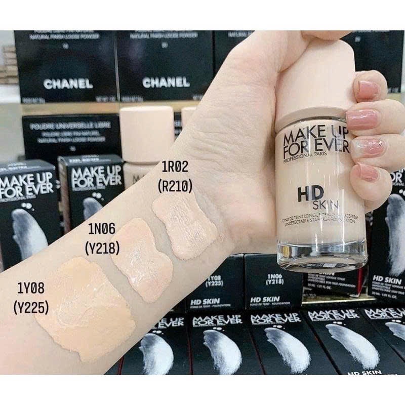Kem nền Make Up 4Ever HD Skin 15ml và 30ml Pháp sẵn đủ tone