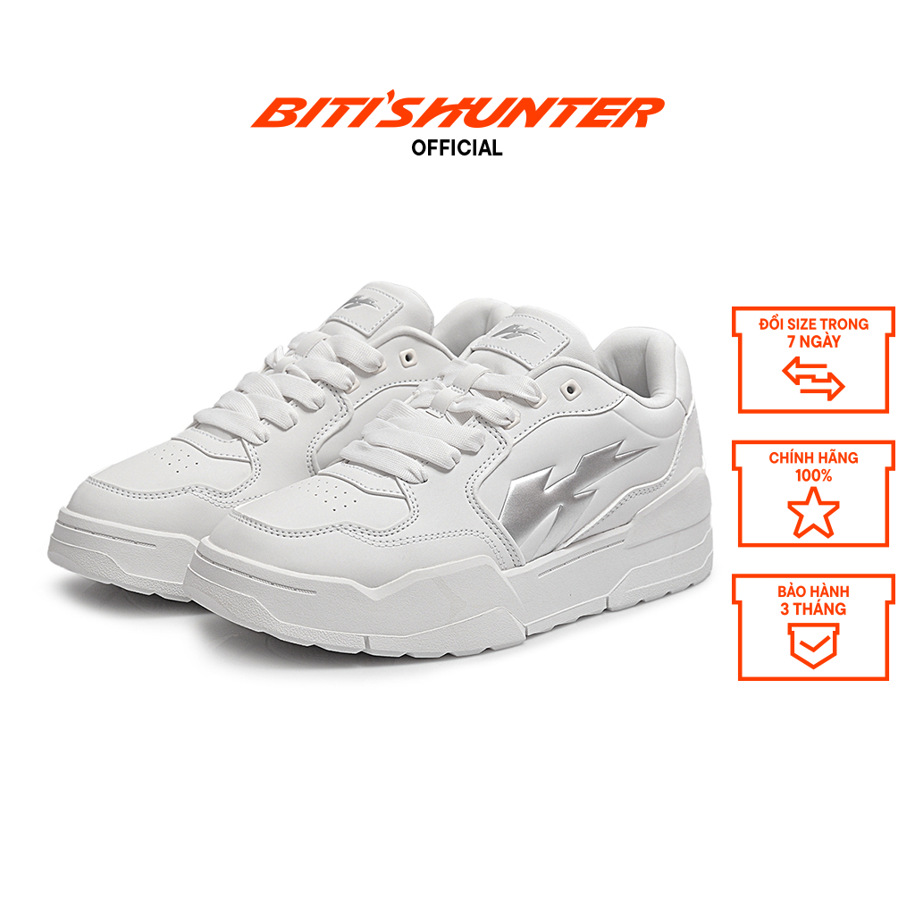 Giày Thể Thao sneaker Nam - Nữ Biti's Hunter HSM009701TRG/HSW009701TRG (Trắng) | BigBuy360 - bigbuy360.vn