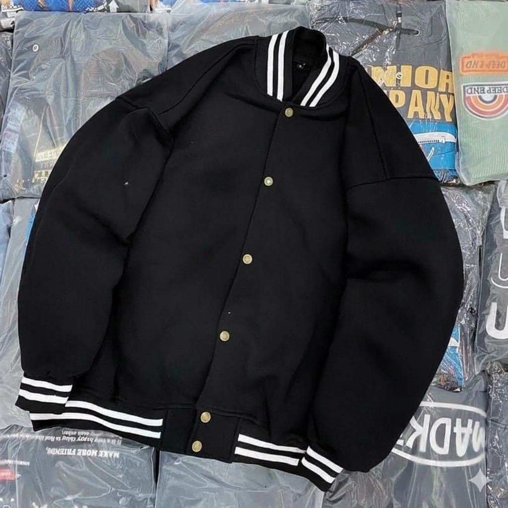 Áo Bomber BIGSIZE nam (đến 150kg) dạ dày 01 lớp, ❤️đủ size 45kg - 80kg - 150kg