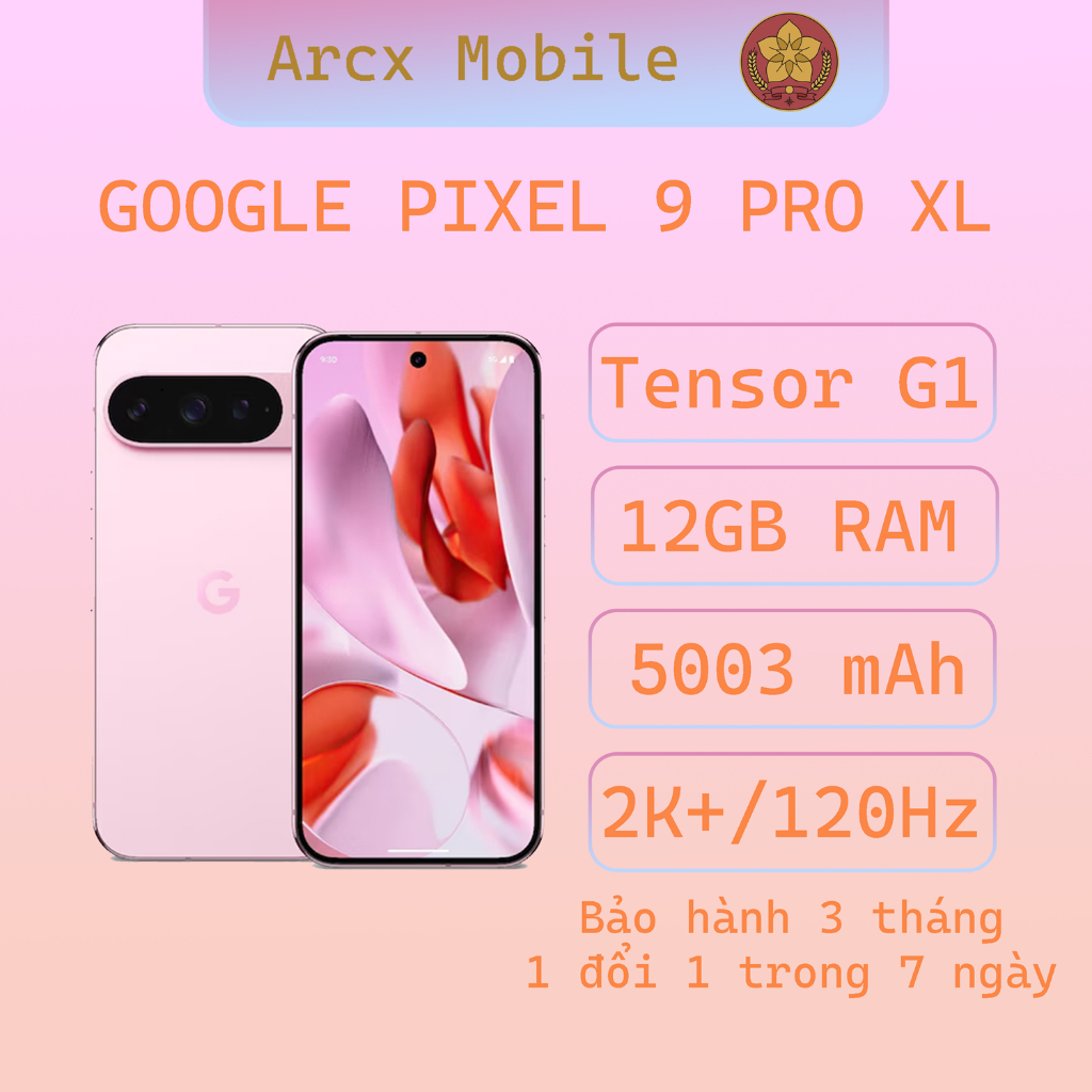 Điện thoại Google Pixel 9 Pro XL  16/128,256,512GB chính hãng Google | Arcx Mobile