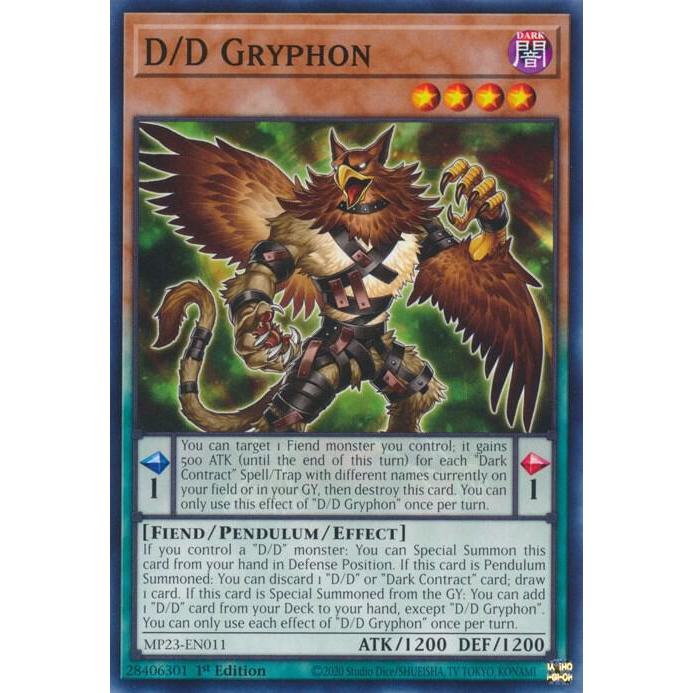 D/D Gryphon - Common TCG - MP23-EN011