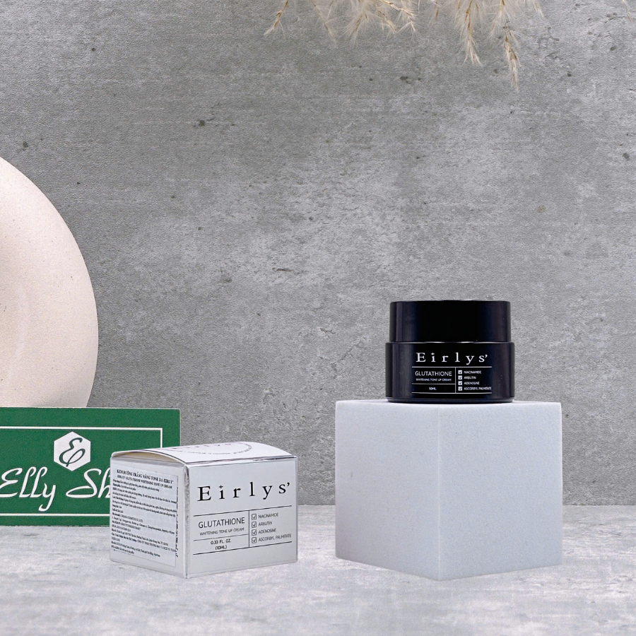 [Mini 10ml] Kem dưỡng ban ngày nâng tone, giảm thâm nám Eirlys' Glutathione Whitening Tone Up Cream 