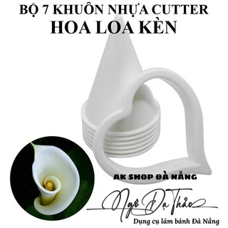 Bộ 7 khuôn nhựa cutter tạo hình HOA LOA KÈN ( DANANGBAKINGTOOL 2601.010 )
