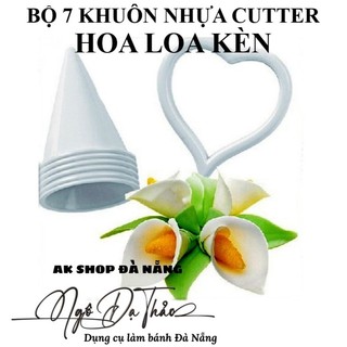 Bộ 7 khuôn nhựa cutter tạo hình HOA LOA KÈN ( DANANGBAKINGTOOL 2601.010 )