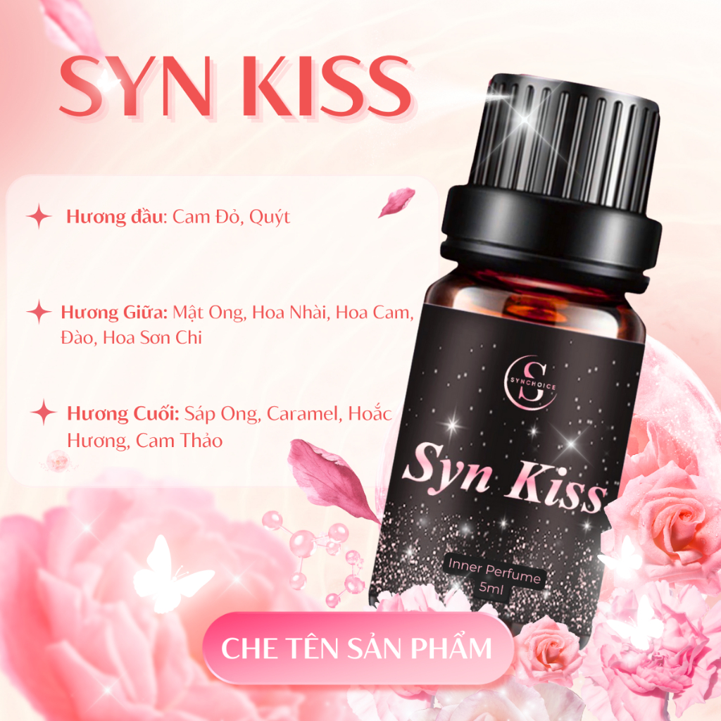 Nước Hoa Vùng Kín Synkiss Hương Dịu Nhẹ Nước Hoa Cô Bé Tạo Mùi Hương 5ml