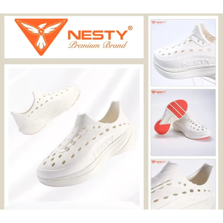NE27 -TẶNG CHARM- GIÀY THỂ THAO ĐÚC NGUYÊN KHỐI NHỰA EVA SIÊU NHẸ NHÃN HIỆU NESTY