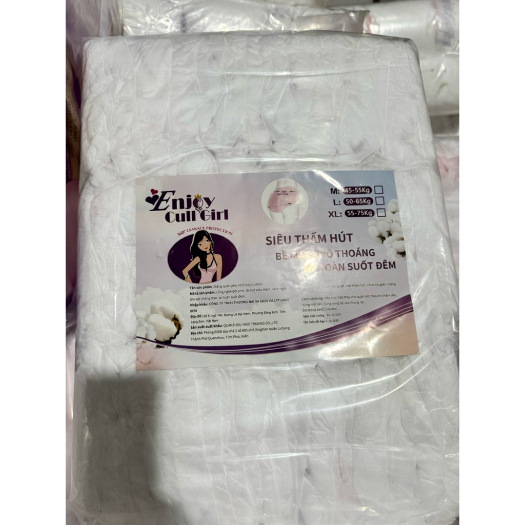 100 miếng băng vệ sinh dạng quần enjoy cull girl