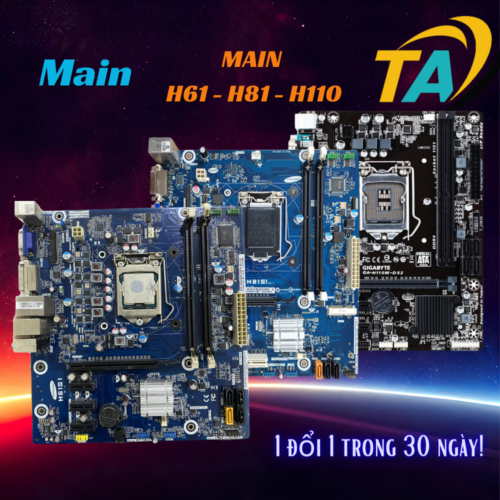 Mainboard - Bo Mạch Chủ h61 h81 h110 h310