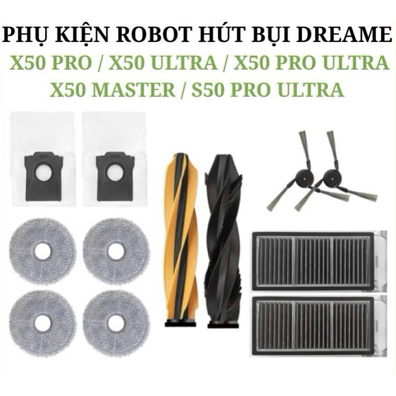 Phụ kiện Robot hút bụi mi Dreame X50 Pro X50 Ultra X50 Pro Ultra X50 Master S50 Pro Ultra _ Phụ kiện