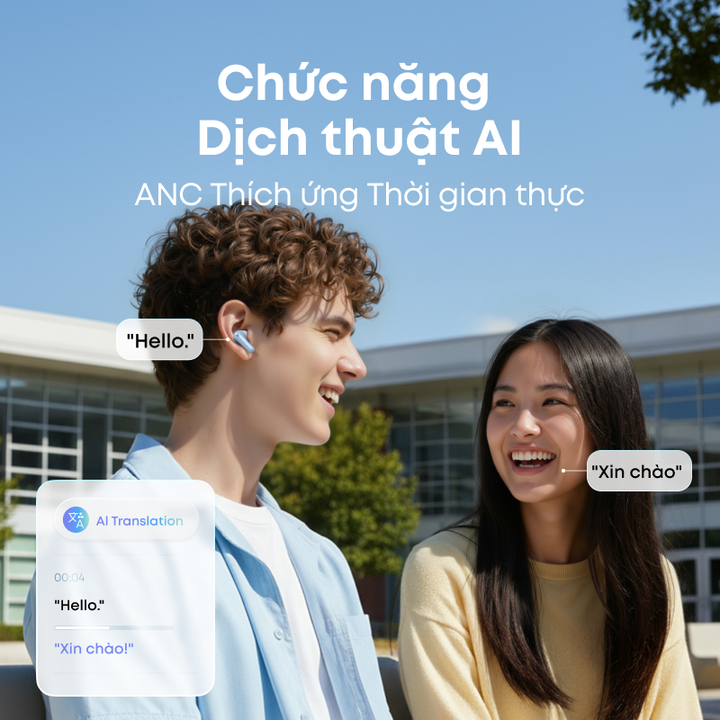 [New] Tai nghe bluetooth ANC Soundcore R60i NC | Hires Audio | Chống ồn đến 52dB | Pin 50h | Phiên dịch AI | BigBuy360 - bigbuy360.vn