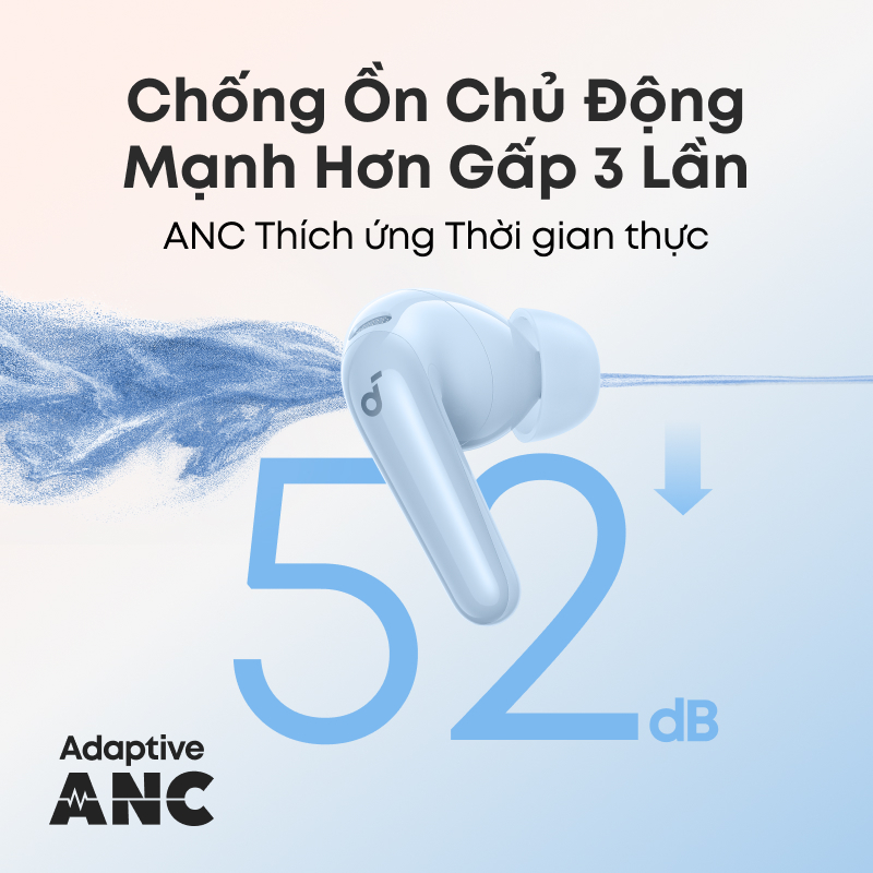 [New] Tai nghe bluetooth ANC Soundcore R60i NC | Hires Audio | Chống ồn đến 52dB | Pin 50h | Phiên dịch AI | BigBuy360 - bigbuy360.vn