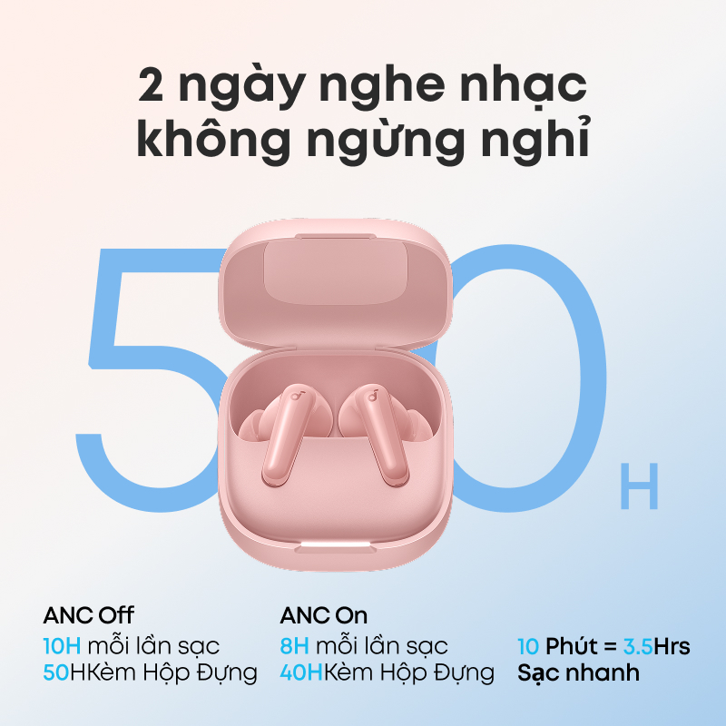 [New] Tai nghe bluetooth ANC Soundcore R60i NC | Hires Audio | Chống ồn đến 52dB | Pin 50h | Phiên dịch AI | BigBuy360 - bigbuy360.vn